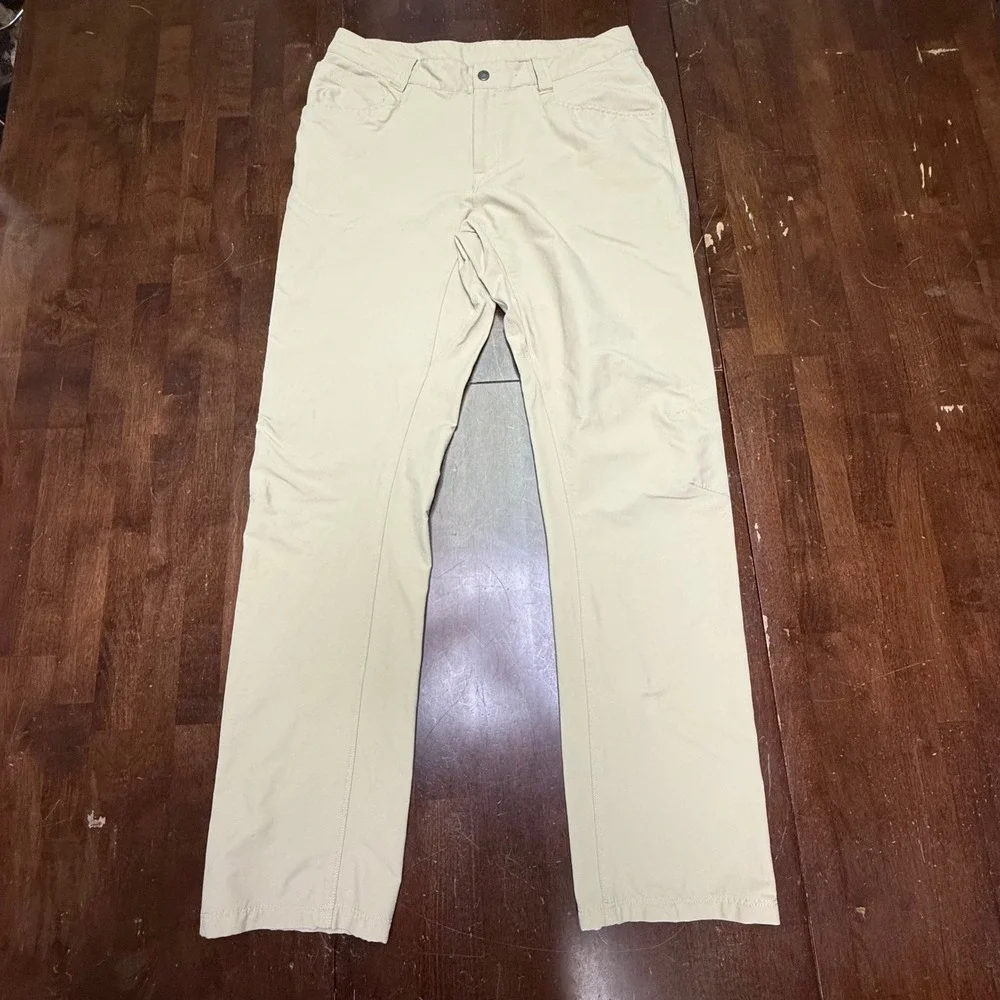 The North Face Paramount Pants Mens 32x32 Beige NF0A33JT Stretch Hiking Utility - Picture 2 of 11